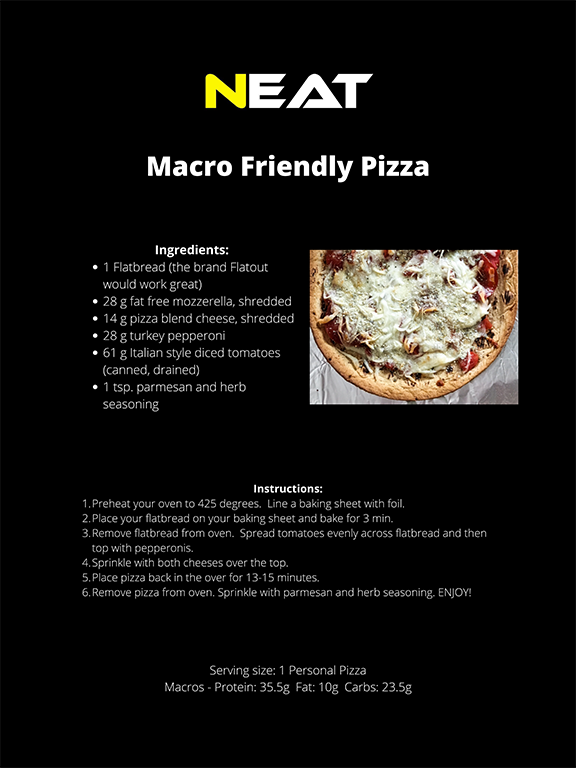 Macro Friendly Pizza