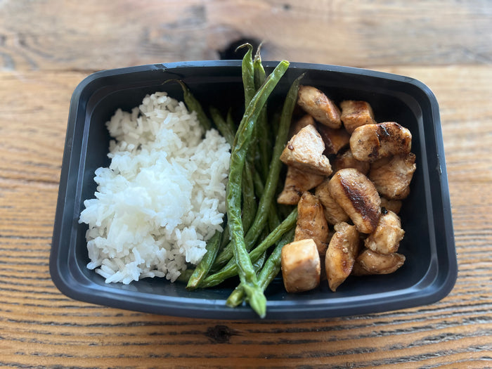 Chicken with Green Beans and Jasmine Rice