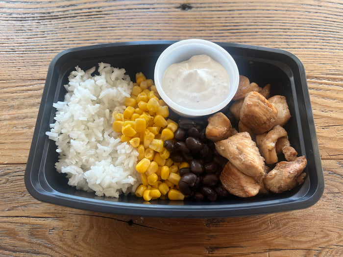 Deconstructed Chicken Burrito